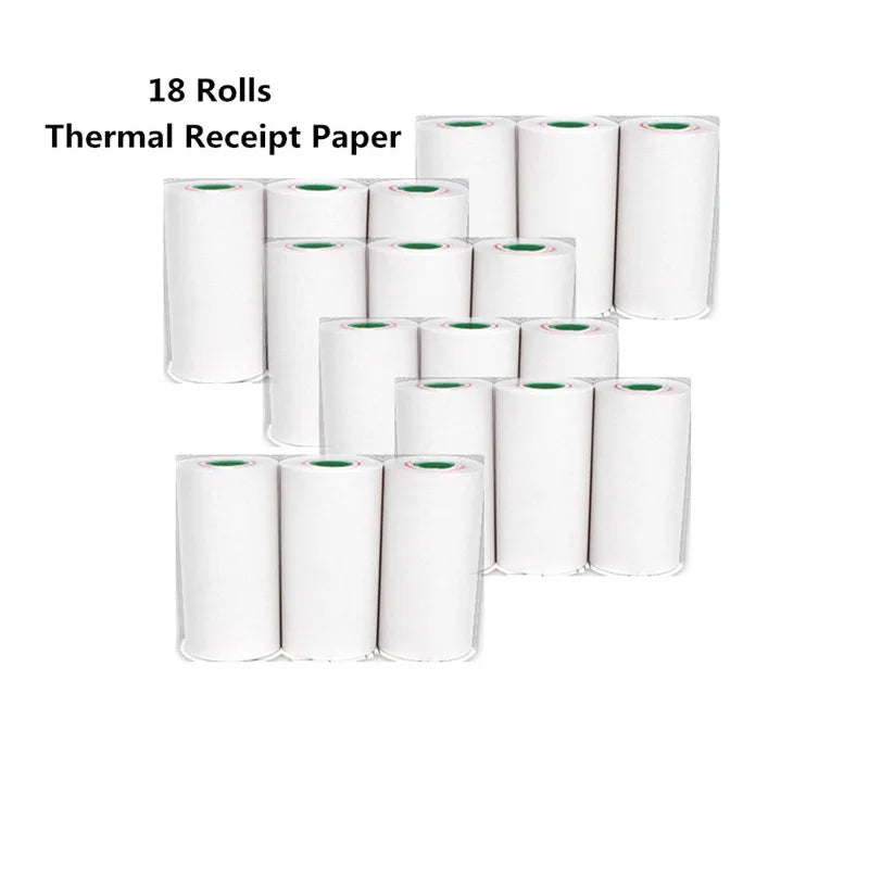 Papier universel 57x30mm papier de reçu thermique pour tous les Mini 58mm sans fil Bluetooth imprimante de reçu thermique Papel Termica