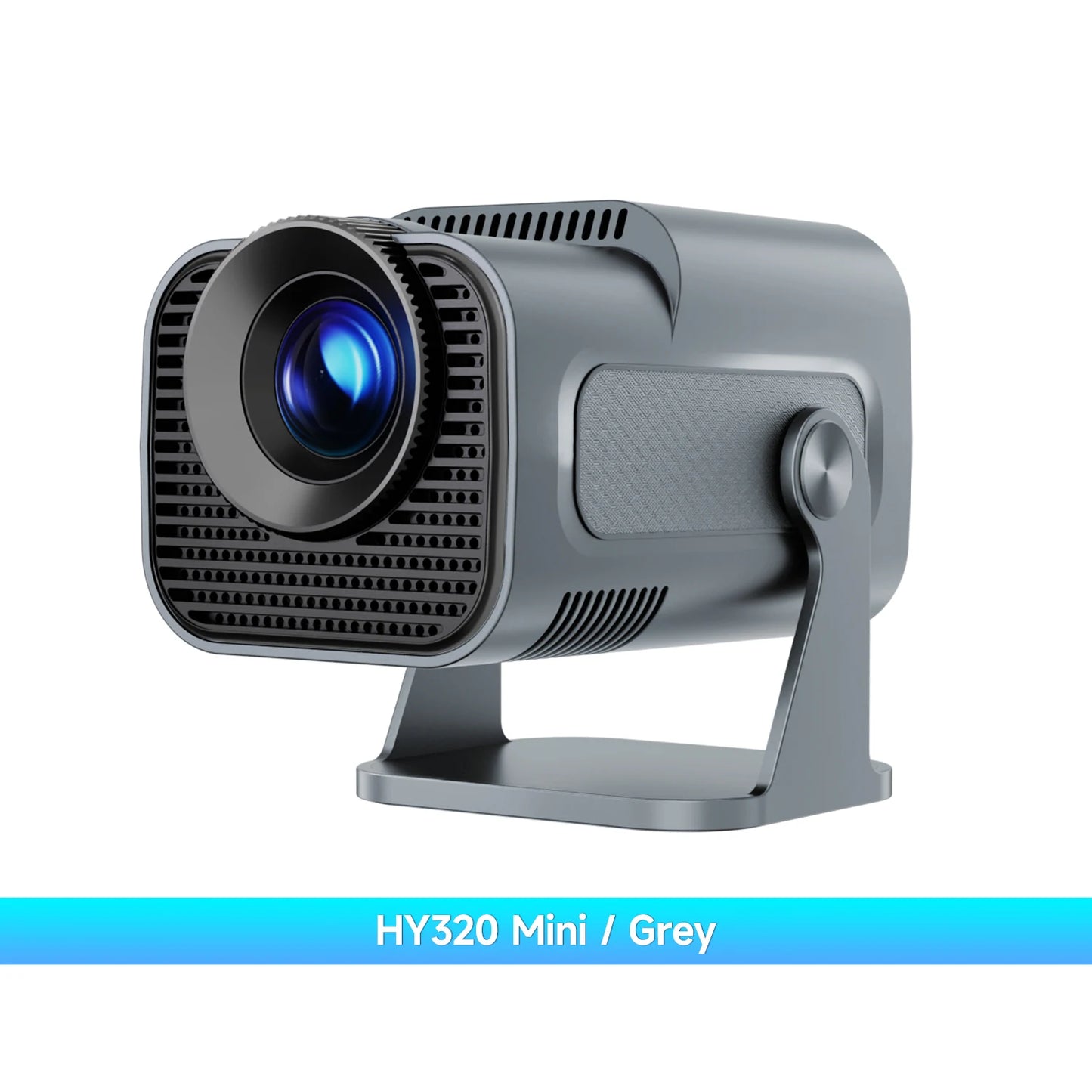 Magcubic HY320 Mini projecteur nouvellement natif 720P Android 11 4K 300ANSI Wifi6 BT5.0 cinéma extérieur Portable 180 ° Projecteur rotatif