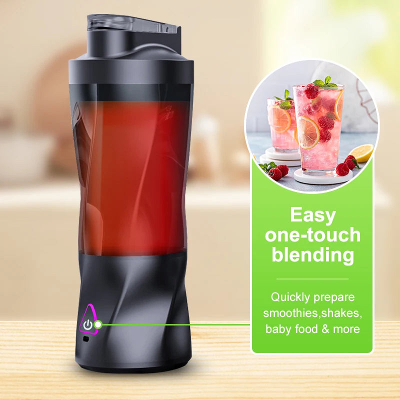 Presse-agrumes électrique Portable mélangeur de fruits frais 700ML multifonctionnel USB Rechargeable Shakes Smoothie mélangeur tasse de mélange extérieure