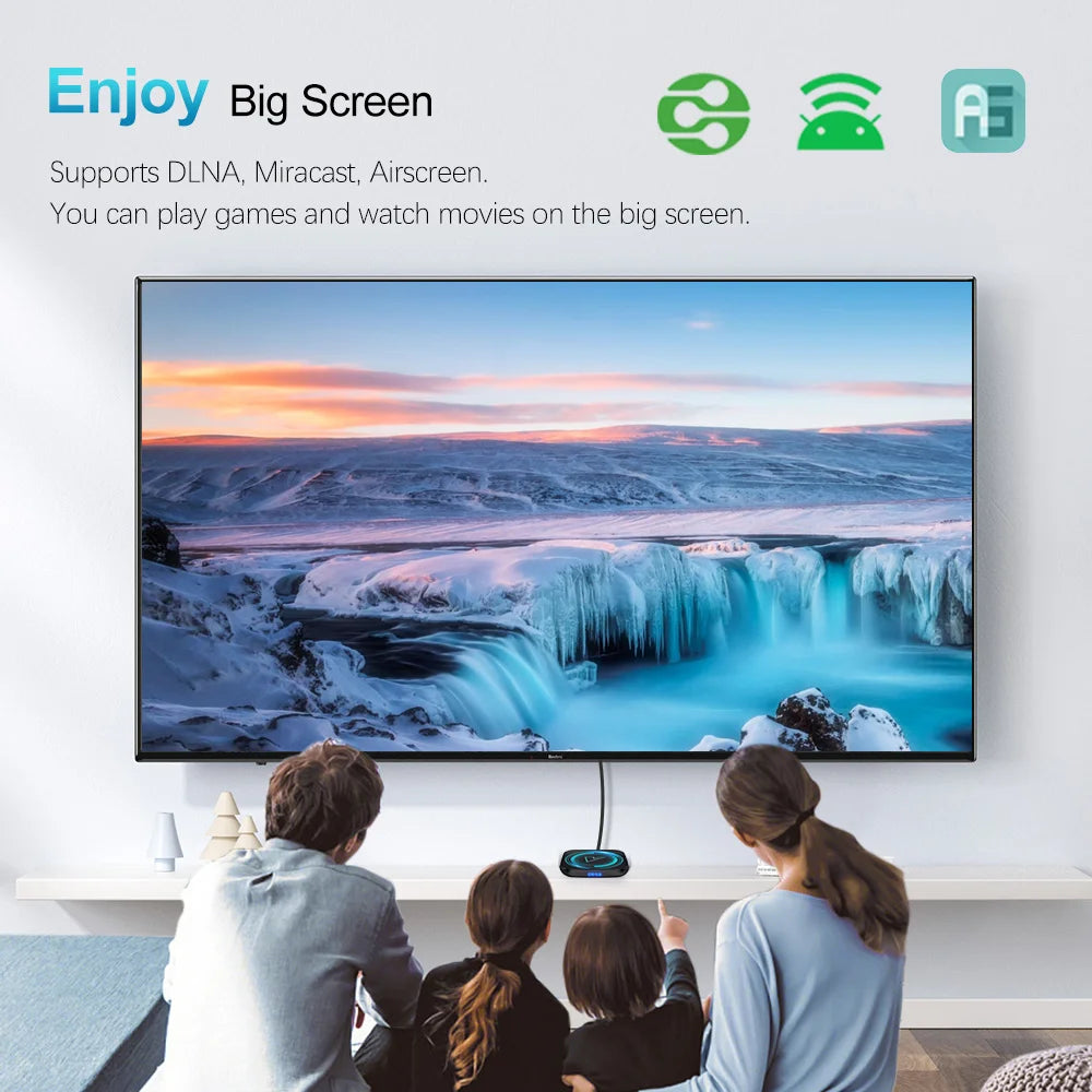 VONTAR H618 Smart TV Box Android 12 Allwinner Quad Core Cortex A53 Soutien 8K Vidéo Wifi Google Voix Media Player Set Top Box