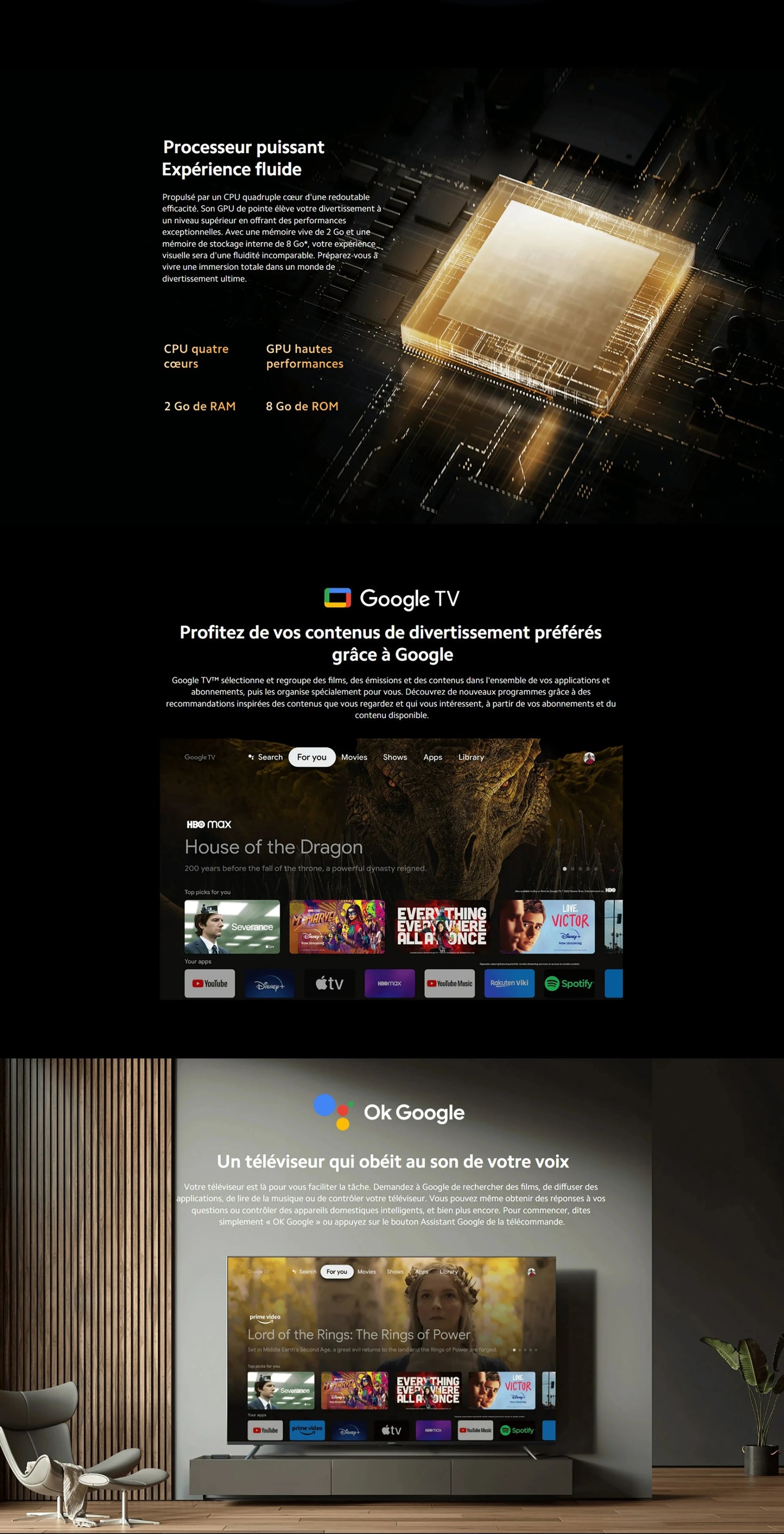 [Officiel] TV Box S 2nd Gen, 4K Ultra HD, Dolby Vision® et HDR10+, Puissant processeur, Bluetooth 5.2, Wi-Fi double bande