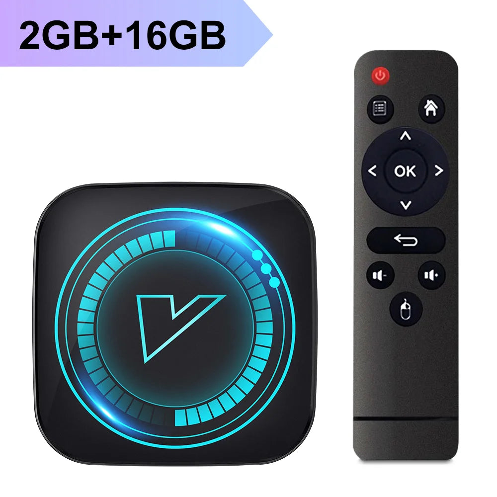 VONTAR H618 Smart TV Box Android 12 Allwinner Quad Core Cortex A53 Soutien 8K Vidéo Wifi Google Voix Media Player Set Top Box