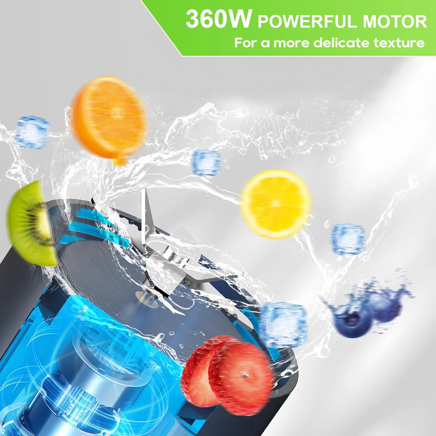 Presse-agrumes électrique Portable mélangeur de fruits frais 700ML multifonctionnel USB Rechargeable Shakes Smoothie mélangeur tasse de mélange extérieure