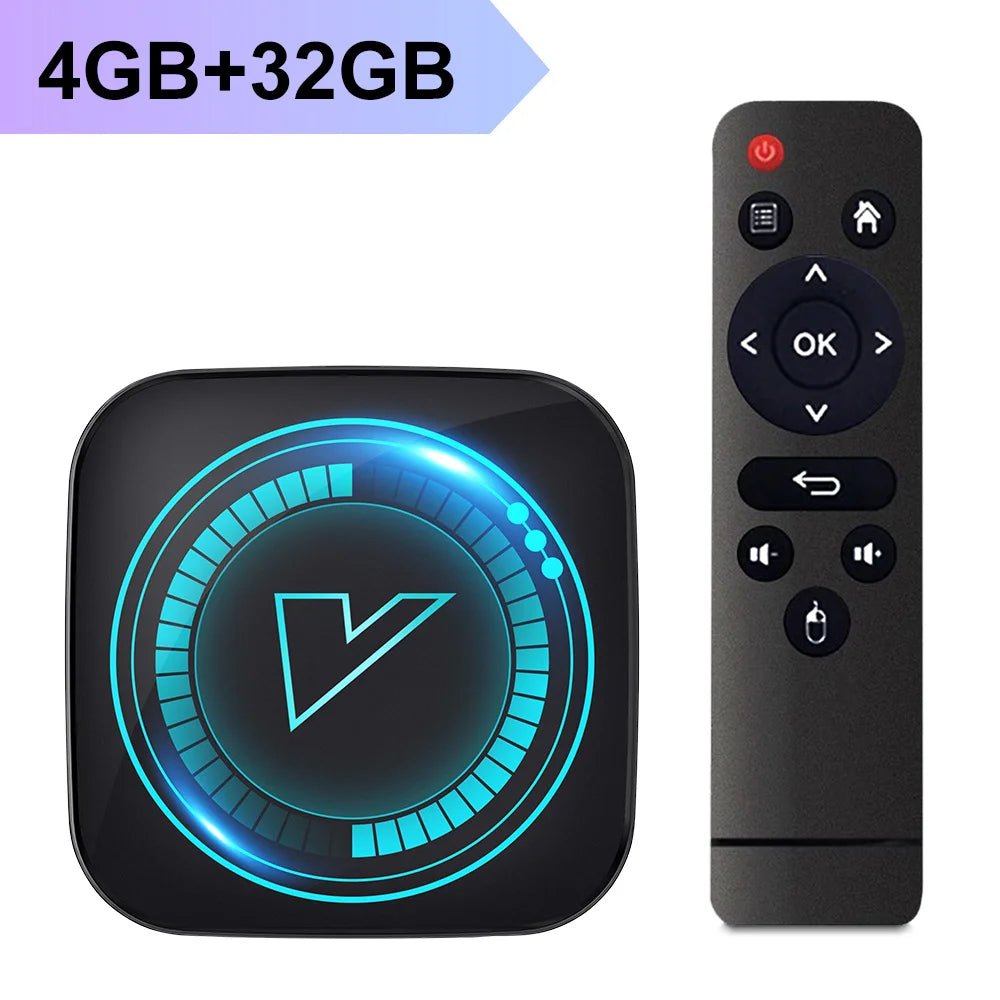 VONTAR H618 Smart TV Box Android 12 Allwinner Quad Core Cortex A53 Soutien 8K Vidéo Wifi Google Voix Media Player Set Top Box